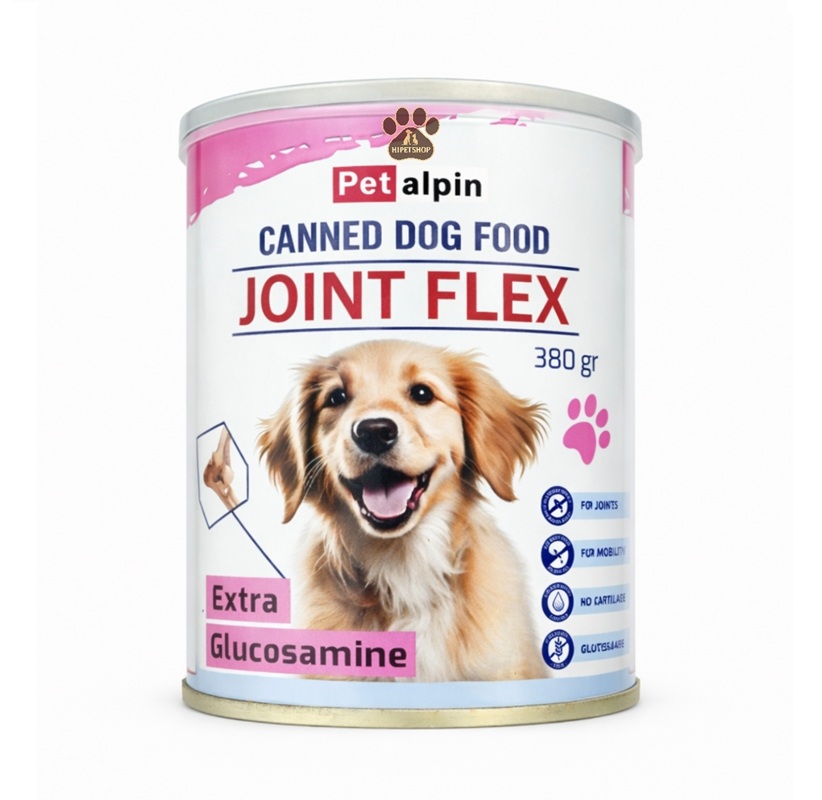 کنسرو سگ درمانی Joint Flex پت‌آلپاین – تقویت مفاصل و بهبود حرکت – ۳۸۰ گرمی