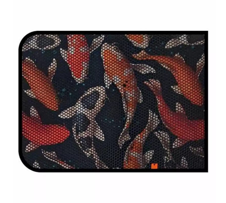 مت ظرف خاک گربه تادو طرحدار – سایز ۵۰×۷۰ – PVC دولایه